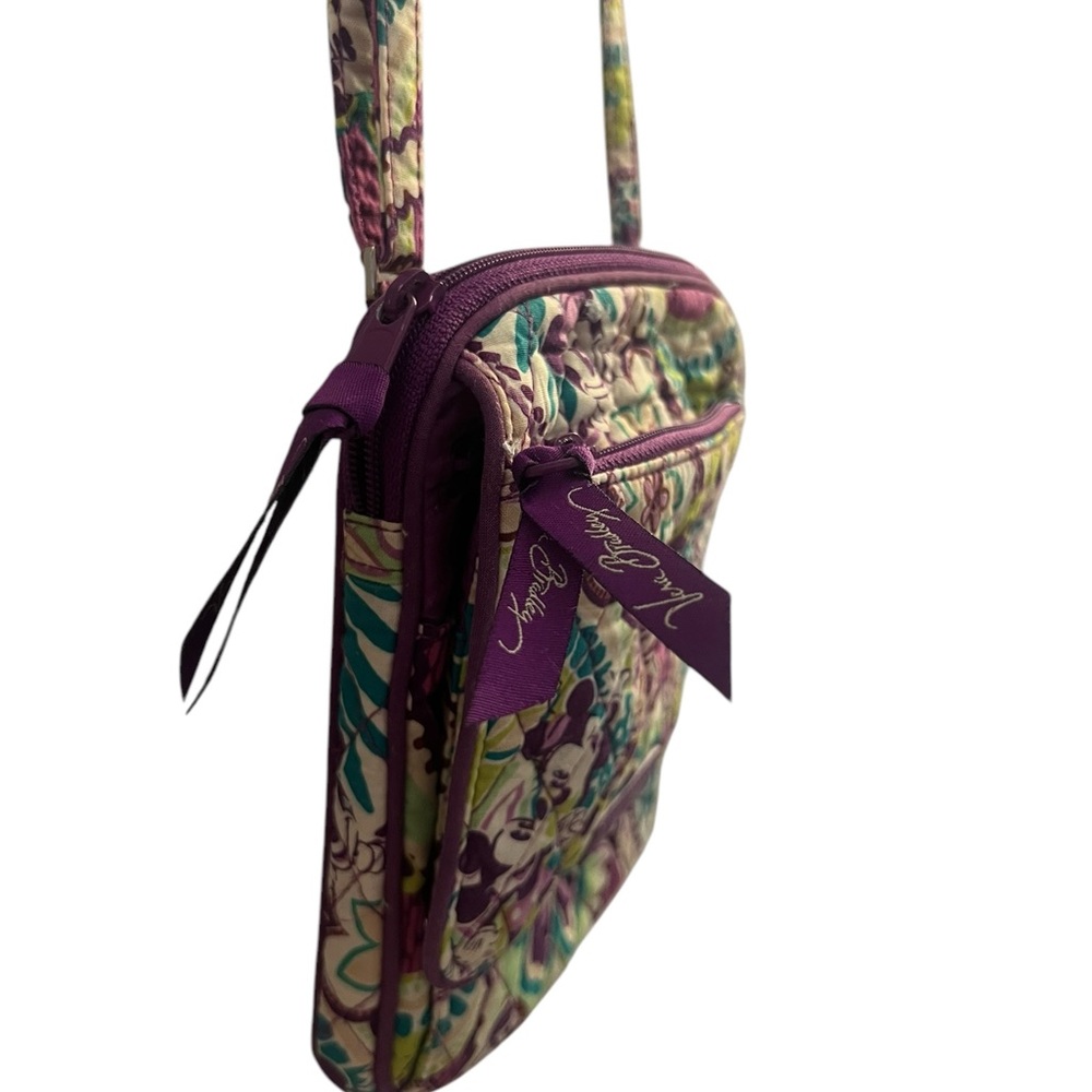 Vera Bradley X Disney Parks  Plums Up Mickey and Minnie Crossbody Small Purse - Picture 5 of 13